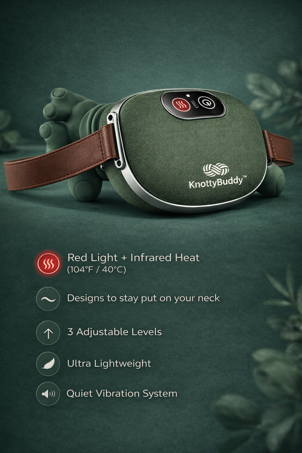 KnottyBuddy™ Hands Free Massager